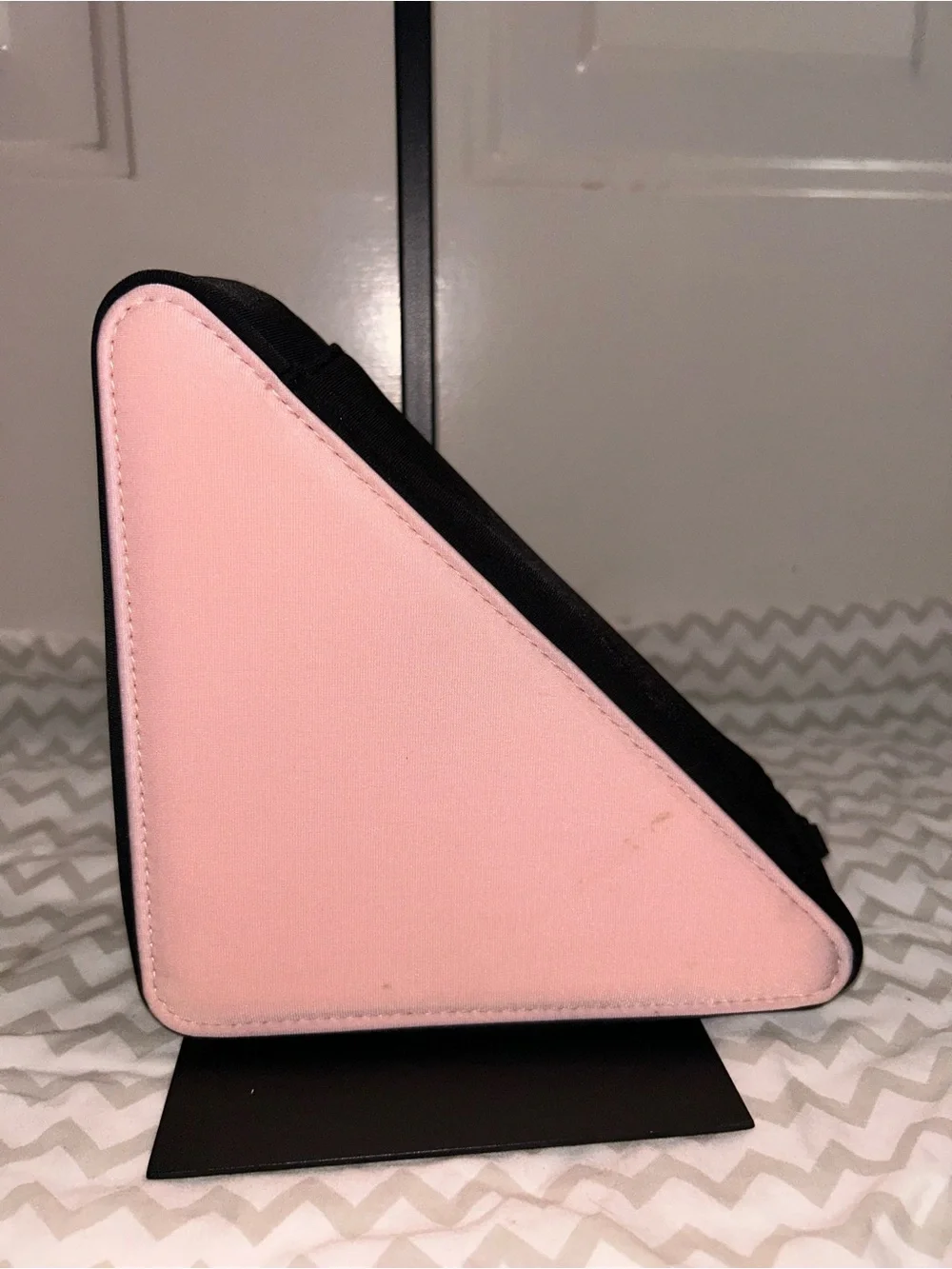 Prada Beauty Pink Triangle Pouch/Clutch GWP